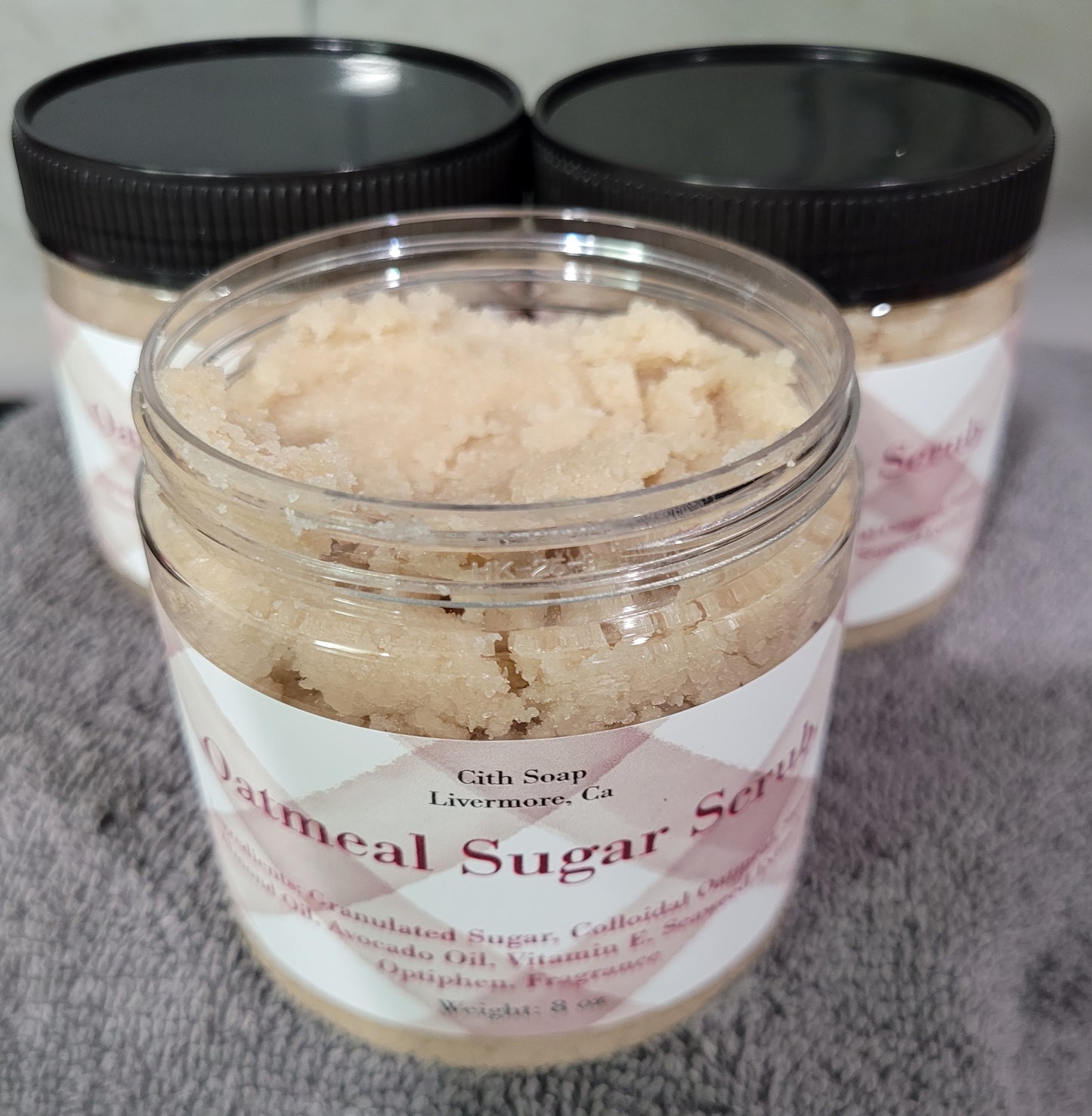 Oatmeal sugar scrub