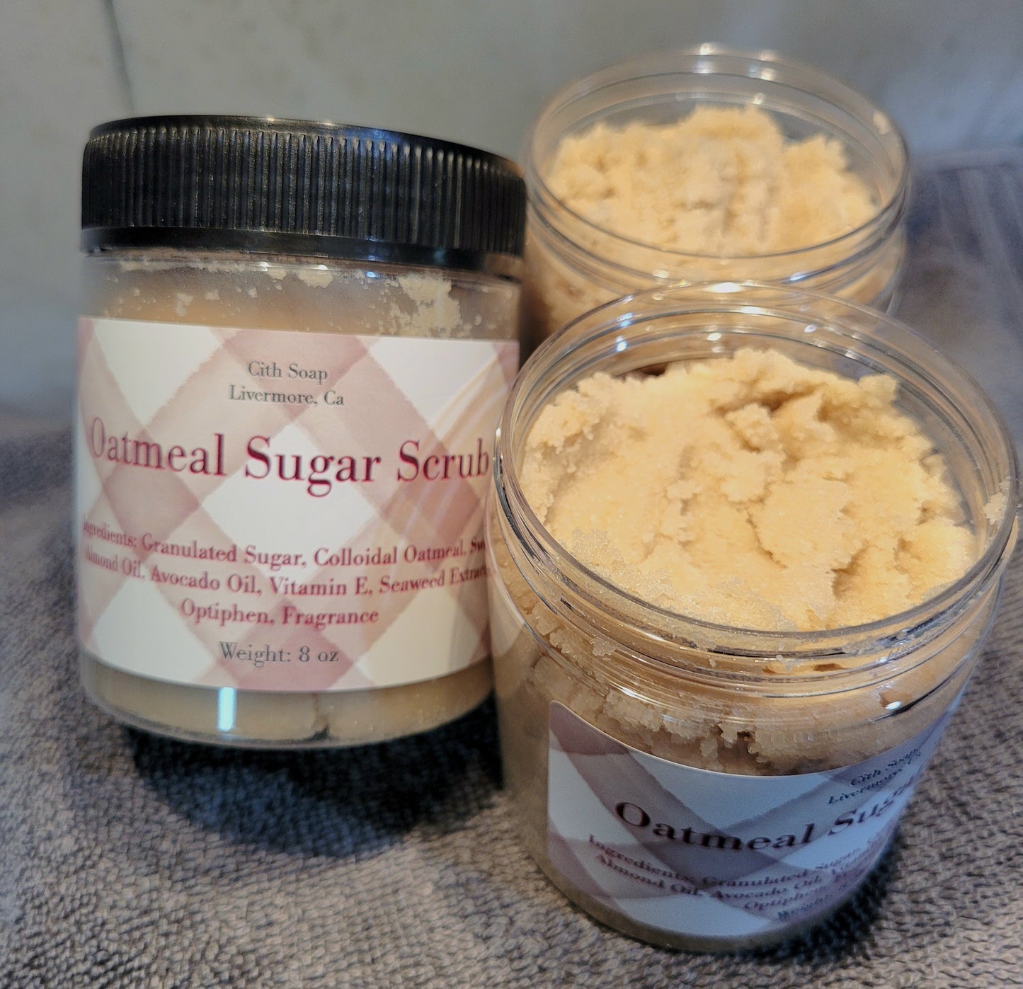 Oatmeal sugar scrub