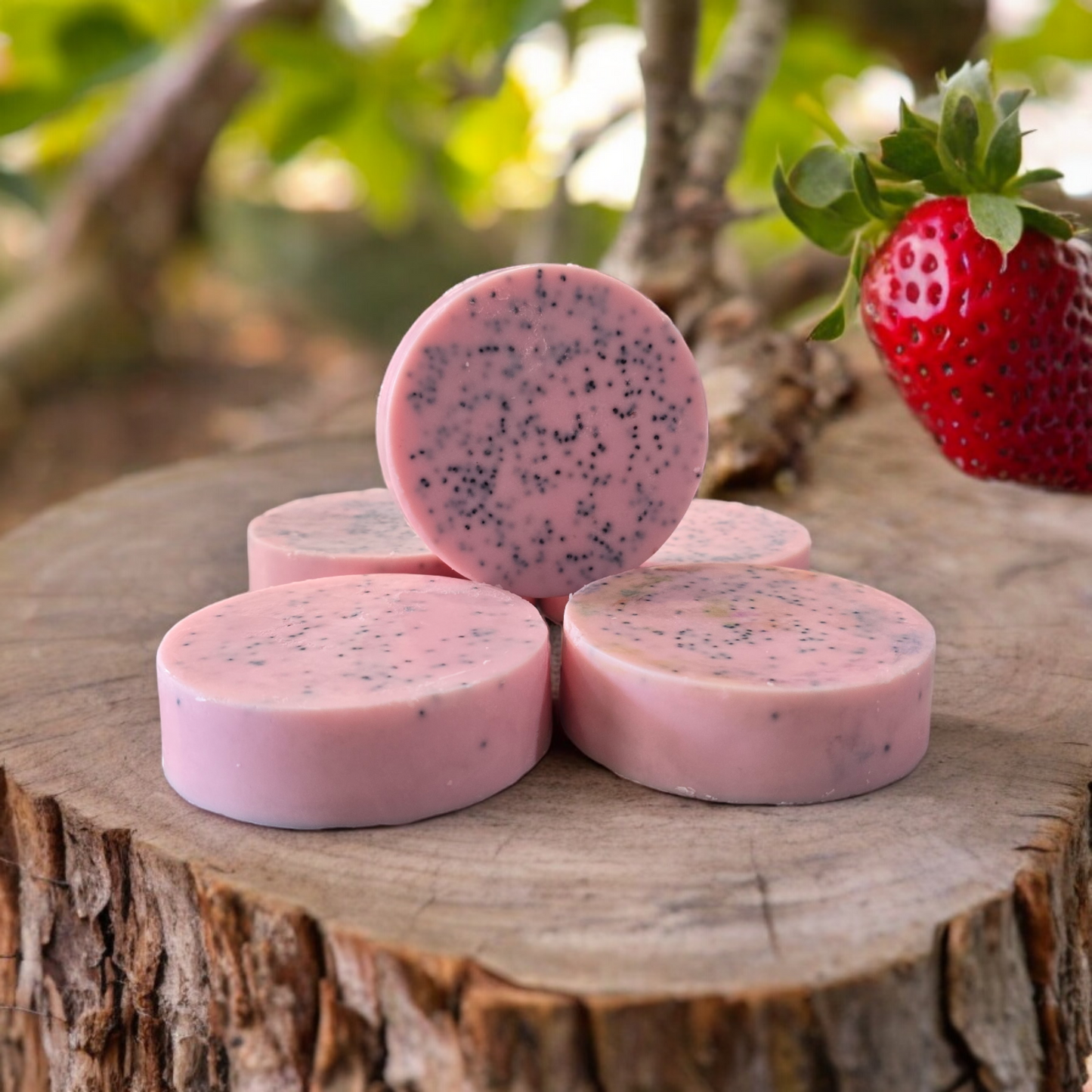 Strawberry Cleansing Beauty Bar