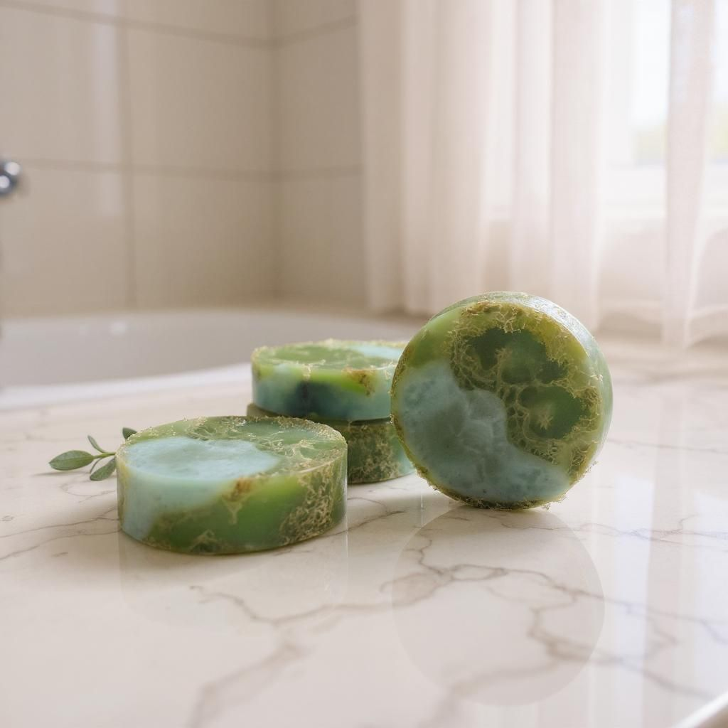 Basil Sage Loofah Soap