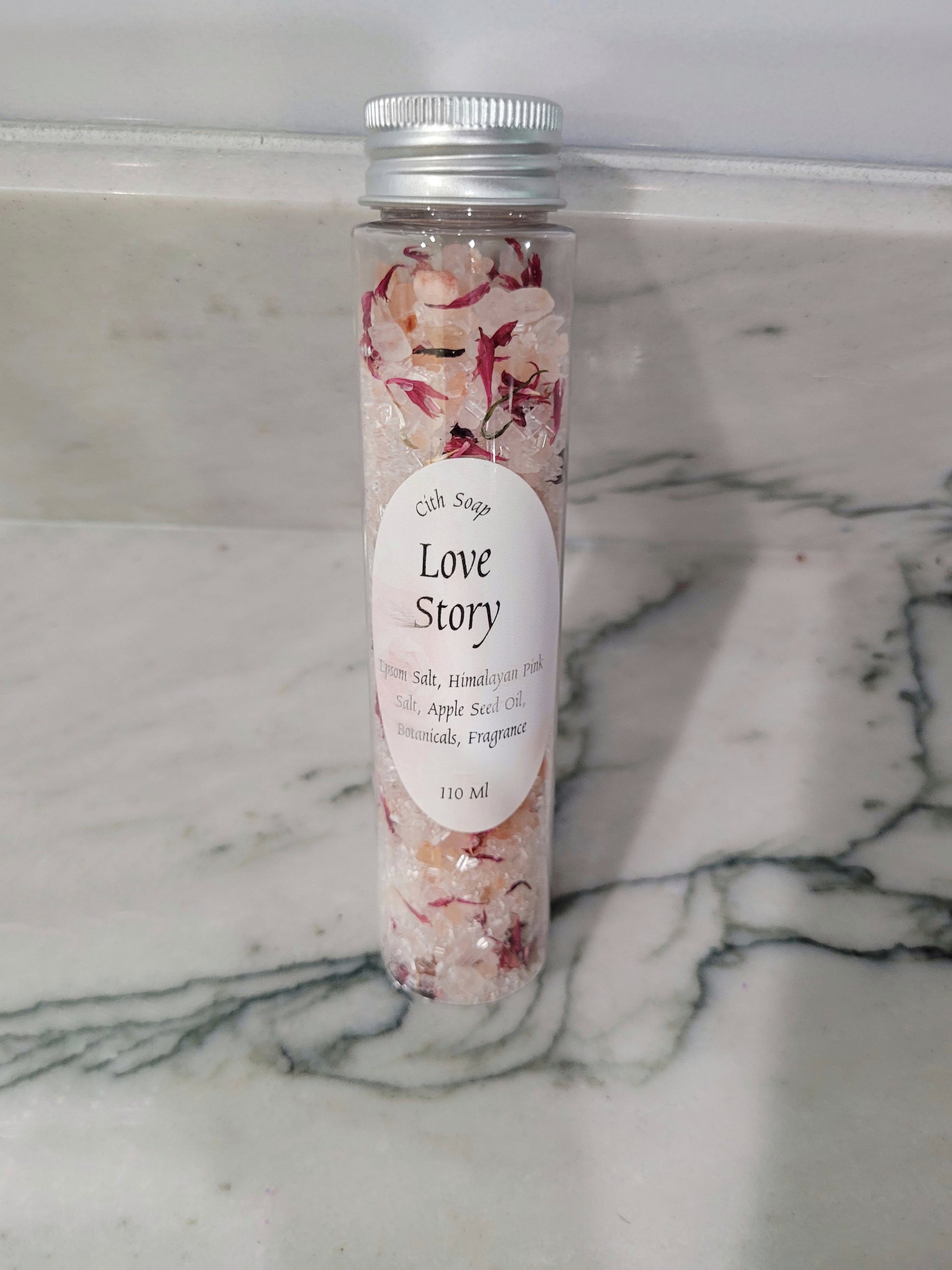 Love Story Bath Salts Cith Soap