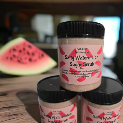 Salty Watermelon sugar scrub
