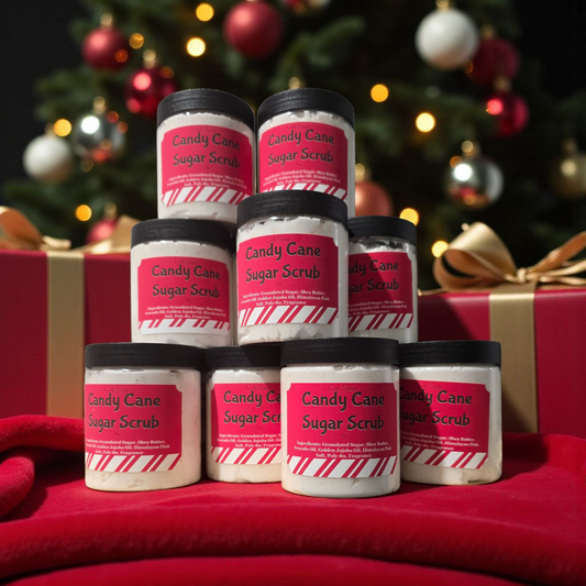 Candy Cane Sugar Scrub