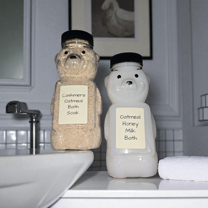 Oatmeal Honey Bear bath duo